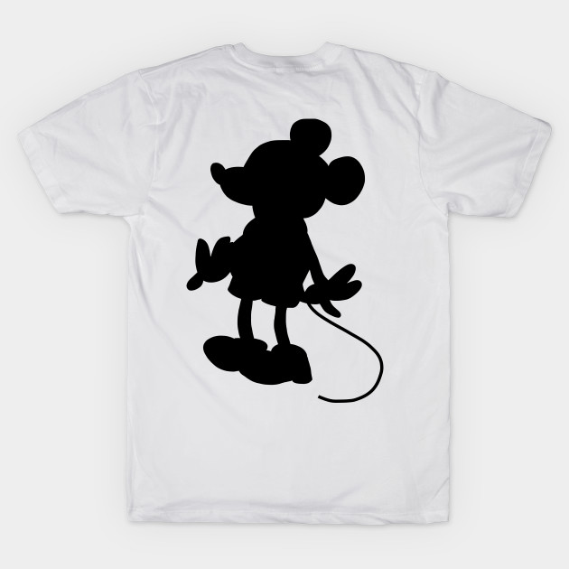 FRONT and BACK Print Steamboat Willie Cartoon Mouse by ellenhenryart